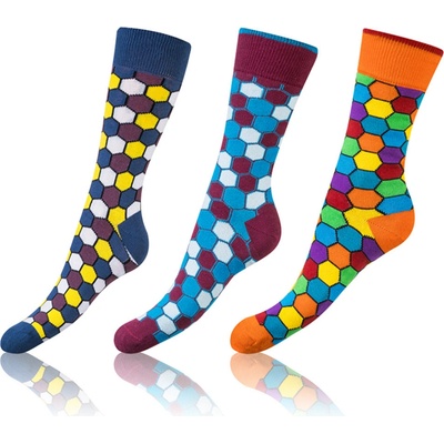 Bellinda ponožky Crazy Socks BE491004-307 3-pack Modrá