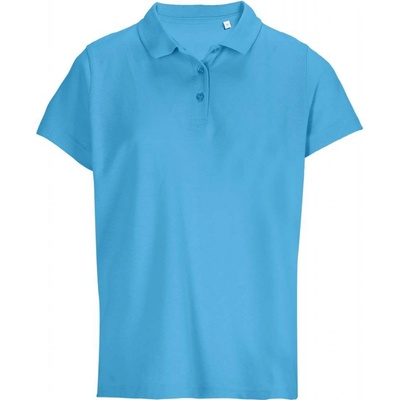 Unisex polo tričko PACIFIC vodní modrá