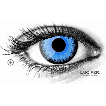Lucifer Crazy čočky - nedioptrické - BLUE DEAD 2 čočky