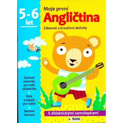 Angličtina - 5-6 roky - samolepky (Moje první angličtina) - SUN
