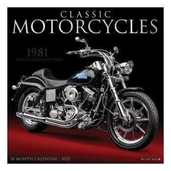 Willow Creek Press Calendars Classic Motorcycles 2026 12 X 12 Wall Calendar | Willow Creek Press