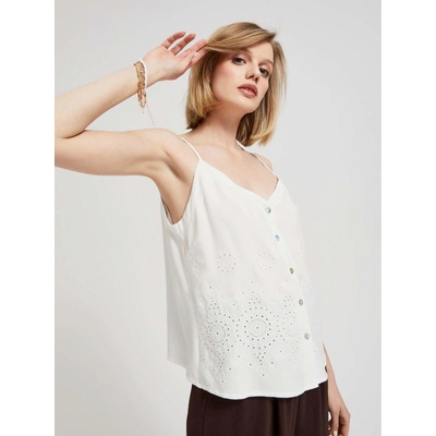 Moodo Бял дамски топ Moodo Moodo | Byal | ЖЕНИ | XS