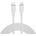 Solight SSC1902-S USB-C/Lightning, 2m, bílý