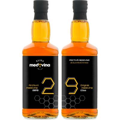 Medovina Elisa dárek k 29. narozeninám 11% 2 x 0,5 l