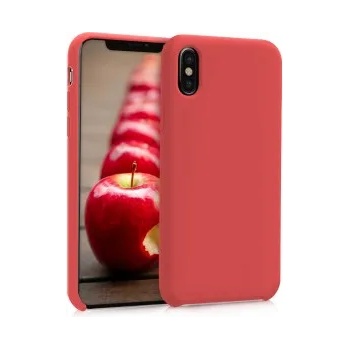 Image 1 of kwmobile Калъф за Apple iPhone X - тъмночервен