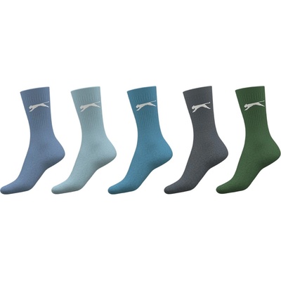 Slazenger Мъжки чорапи Slazenger 5 Pack Crew Socks Mens Size 7-11 - Colours