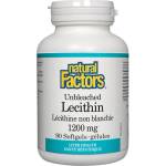 Natural Factors Unbleached Lecithin 1200 mg [90 Гел капсули]