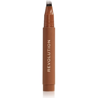 Revolution Instant Brow Hair маркер за вежди цвят Warm Brown 1.8ml