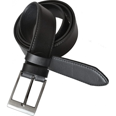 Belts 35-020-5-60 pánský kožený pásek černý