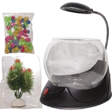Hailea Betta magická koule černá s osvětlením 1,8 l