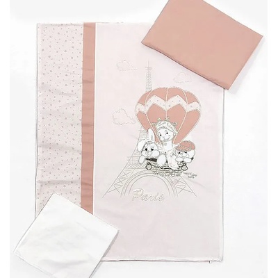 Bambino Casa Спален комплект Bambino Casa - Paris, Rosa, 4 части (3297)
