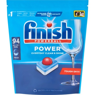 Finish Таблетки за съдомиялна машина Finish Powerball Power All in 1 94бр (3282090)