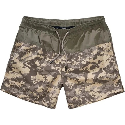 BRANDIT Бански гащета Brandit Basic swimming shorts - Green (Olive / At-Digital)