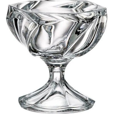 Bohemia Crystal Mísa na noze Macao 210 mm