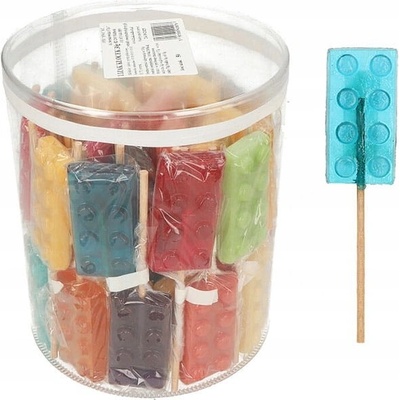 TnF Lízátka lego kostky ovocné lízátka 50 x 30 g