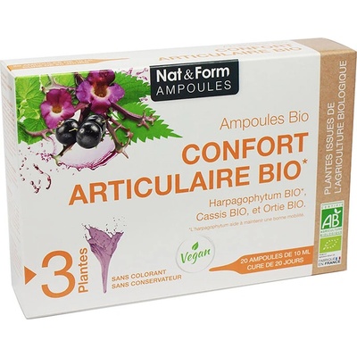 Nat&Form За подвижни стави, 20 ампули за пиене х 10 ml | Nat&Form (022996 (AMP_ARTI))