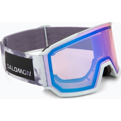 Salomon Скиорска маска Salomon S/View 3 ice flow/ml light blue