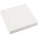 PartyDeco ubrousky papírové bílé 33x33cm