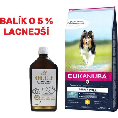 Eukanuba Grain Free Adult Large Breed Chicken 12 kg