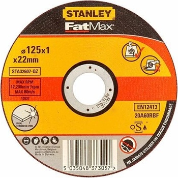 Stanley Řezný kotouč 125 x 1 x 22,2 mm STA32607