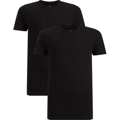 WE Fashion Тениска черно, размер 98-104