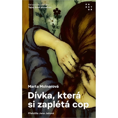 Dívka, která si zaplétá cop