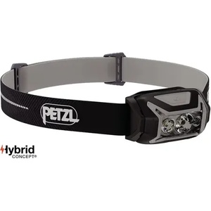 Petzl Челник petzl actik core 2025, Акумулаторна батерия, 625 Лумена, Черен (e065ab00)