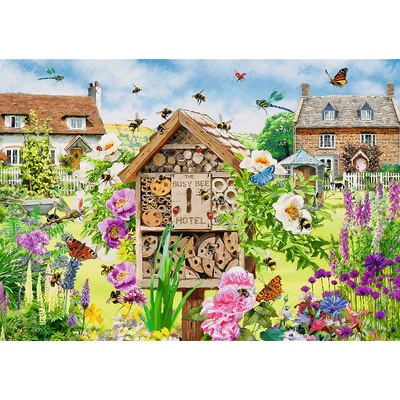 Trefl - Puzzle Premium Plus Tea Time: A Home for Bees - 1 000 piese