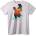 NOONEBRAND Тениска Сладък Мечок Сноуборд - 3XL, White