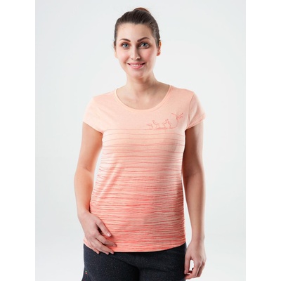 LOAP ABINA Dámske tričko CLW2152J31XJ Peach Nectar Melange