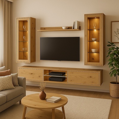 Nábytek z lesa Click dub – Zboží Mobilmania