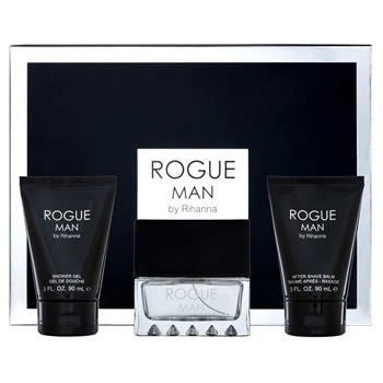 Rihanna Rogue EDT 100 ml + balzám po holení 90 ml + sprchový gel 90 ml dárková sada