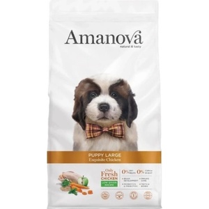 Amanova puppy large - exquisite chicken - пълноценна храна за подрастващи кученца от едри породи - 12 кг, Испания - 33164