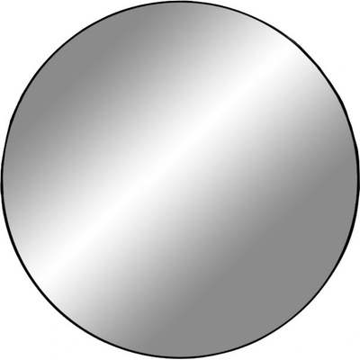 Nordic Living Černé kulaté závěsné zrcadlo Vincent 60 cm