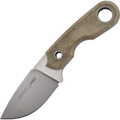 Viper BERUS1 Drop Point Stonewash M390, Green Canvas Micarta, Kydex VT4012CG