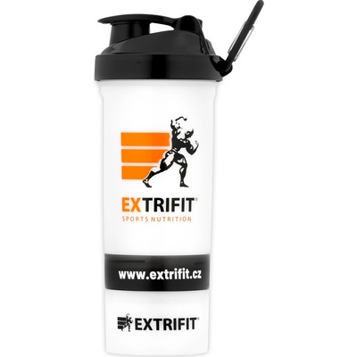 EXTRIFIT Shaker Triple 600 ml transparent