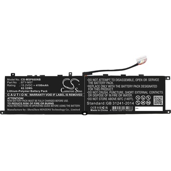 Cameron Sino Батерия за преносими компютри, Msi Gp66, Gp76, Leopard 10ug, капацитет 4100 mAh (CS-MSP660NB)