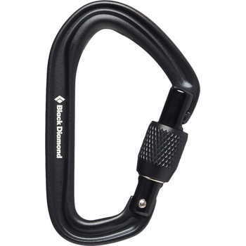 Black Diamond Винтов карабинер Black diamond Hotforge Screwgate Carabiner - Black - размер One Size (322-0195-0111)