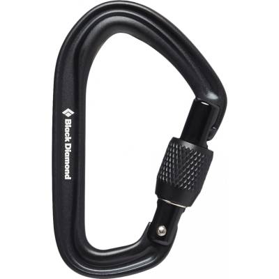 Black Diamond Винтов карабинер Black diamond Hotforge Screwgate Carabiner - Black - размер One Size (322-0195-0111)