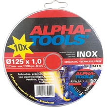 Alpha Tools Rezný kotúč 125 x 1 x 22,23 mm BH-11057 10 ks