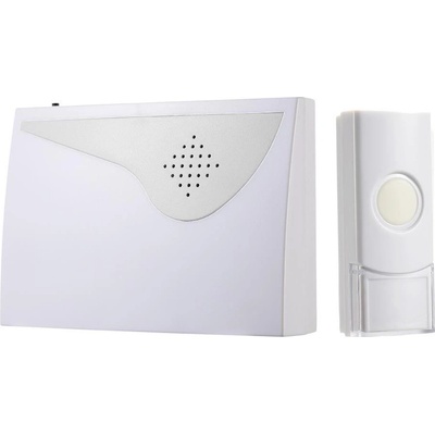 Commel Безжичен звънец бял 36 мелодии 70dB 300 метра - C411-106 (C411-106)