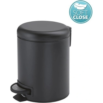 POTTY 320914 Odpadkový koš 3 l Soft Close čierna matná