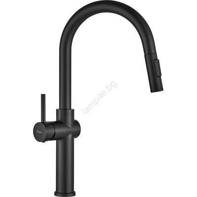 Rea Rea-b7200 - Смесител за мивка с изтеглящ се душ fresh 45 см черен (re0236)