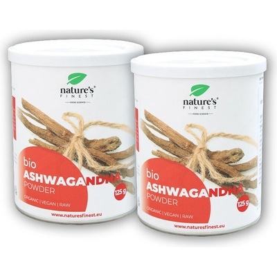 Nature´s Finest 2x Ashwagandha Powder BIO 125 g