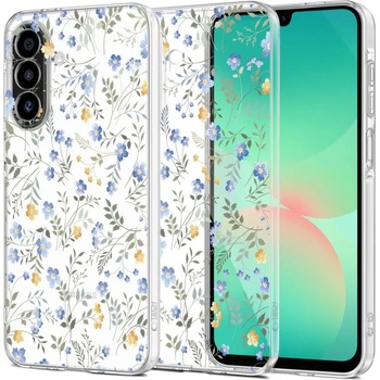 Tech-Protect Калъф Tech-Protect FlexAir+ за Samsung Galaxy A17 4G / 5G - Маргаритки с листа (5906302332496)