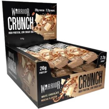 Image 1 of Warrior Crunch Bar | Low Sugar [12 x 64 грама] Бял шоколад - Мока