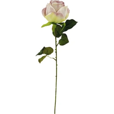Umelý kvet ruže 44 cm svetlofialová