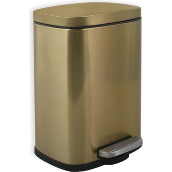 spirella Матово златисто стоманено кошче за боклук с педал 5 l Akira - Spirella (10.21232)