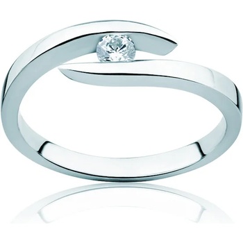 Image 1 of SAVICKI Годежен пръстен Minimalism: бяло злато, диамант