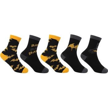 Character Детски чорапи Character Crew Sock 5pk Children - Batman